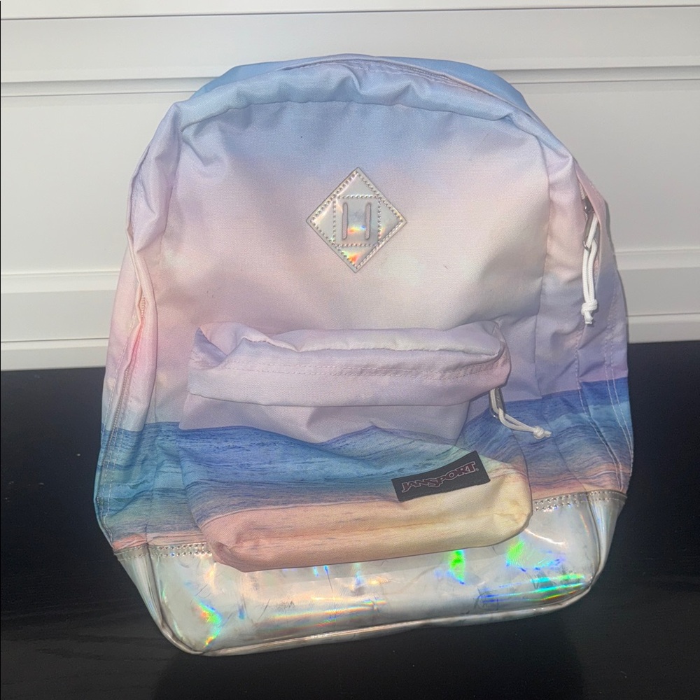Jansport Super fx multi Sunrise Backpack (Used)